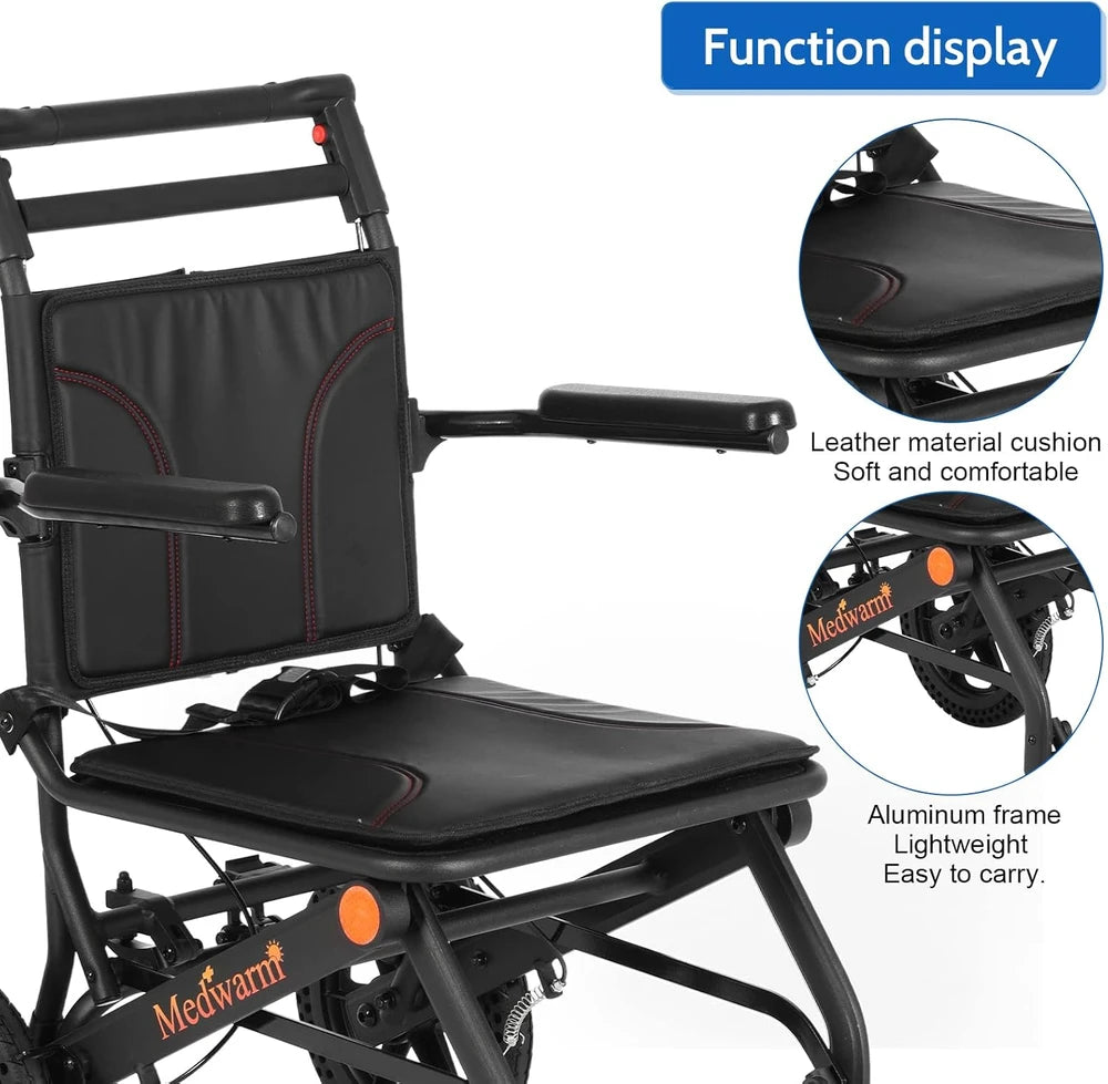 Medwarm Portable Transport Wheelchair