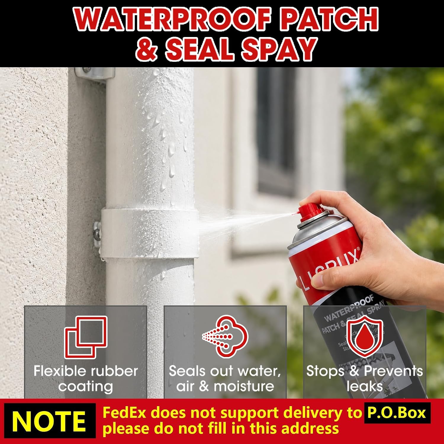 "SealPro™ Instant Waterproof Repair Spray"