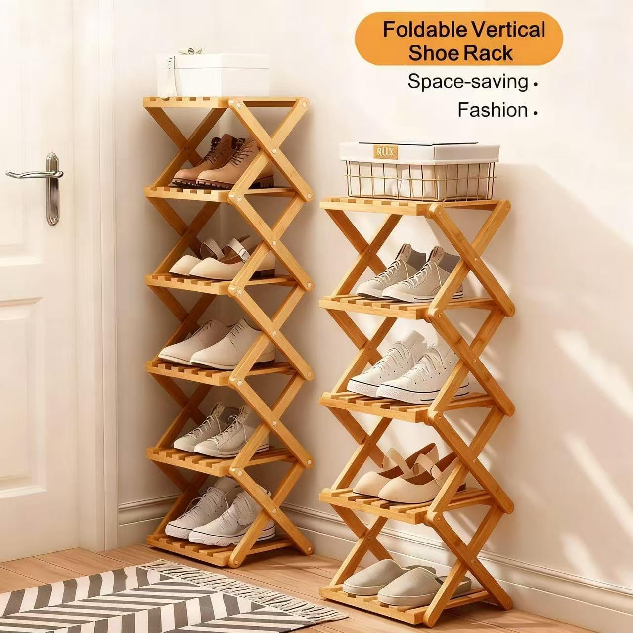 Foldable Space-Saving Shoe Organizer